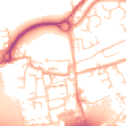 Daytime road noise heatmap for EN9 1EJ
