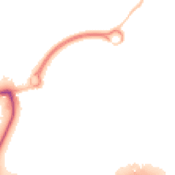 Night-time road noise heatmap for EN9 1EX