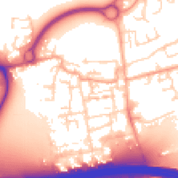 Daytime road noise heatmap for EN9 1EZ