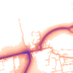 Daytime road noise heatmap for EN9 1JF