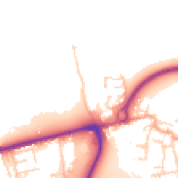 Daytime road noise heatmap for EN9 1JS