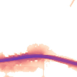 Night-time road noise heatmap for EN9 1NU