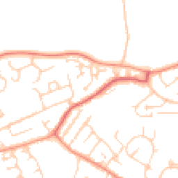 Daytime road noise heatmap for EN9 1TL