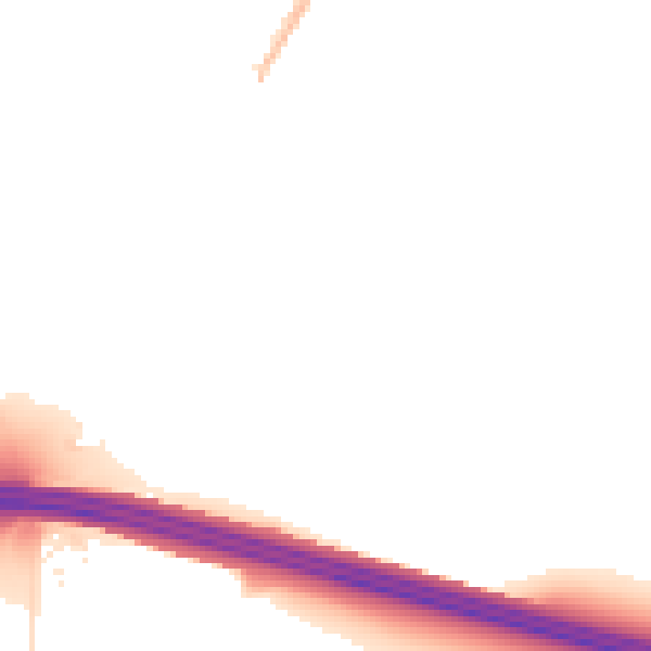 Night-time road noise heatmap for EN9 1TU