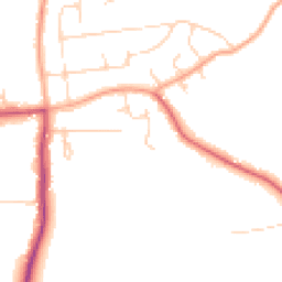 Daytime road noise heatmap for EN9 2LZ
