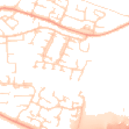 Daytime road noise heatmap for EN9 3HJ
