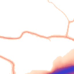Daytime road noise heatmap for EN9 3SN