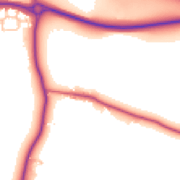 Daytime road noise heatmap for EN9 3UB