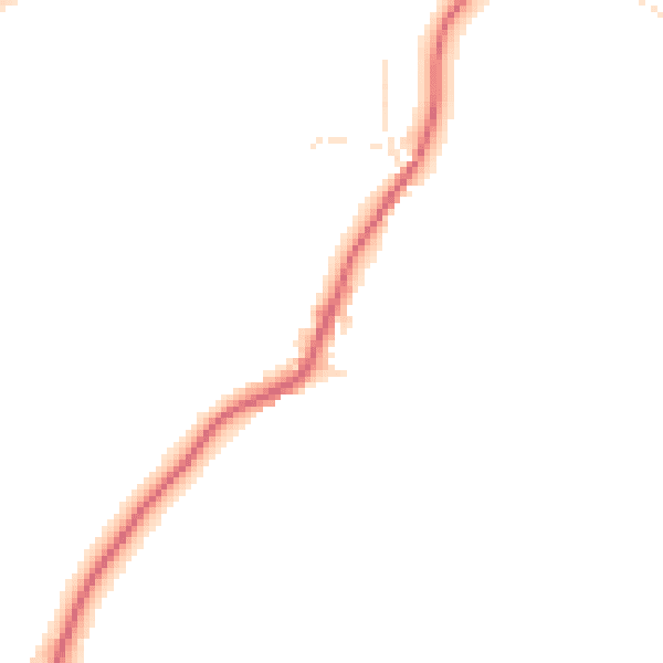 Daytime road noise heatmap for EX11 1FE