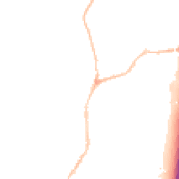 Night-time road noise heatmap for EX15 1AE