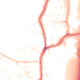Daytime road noise heatmap for EX15 1AN