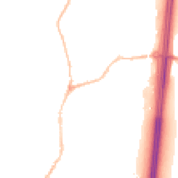 Night-time road noise heatmap for EX15 1AQ