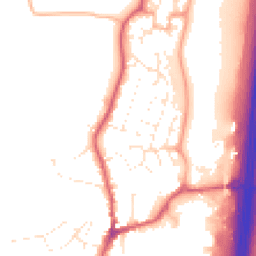 Daytime road noise heatmap for EX15 1AU