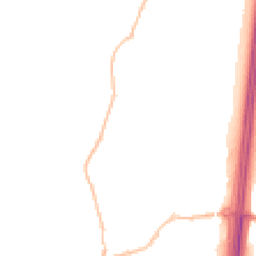 Night-time road noise heatmap for EX15 1AX