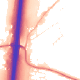 Daytime road noise heatmap for EX15 1BH