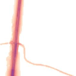 Night-time road noise heatmap for EX15 1BH