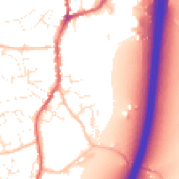 Daytime road noise heatmap for EX15 1DD