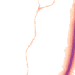 Night-time road noise heatmap for EX15 1DG