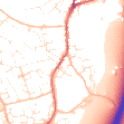 Daytime road noise heatmap for EX15 1DJ