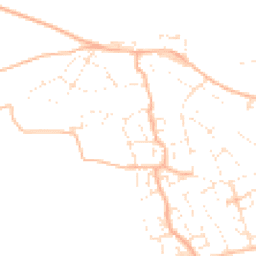 Daytime road noise heatmap for EX15 1GQ