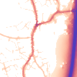 Daytime road noise heatmap for EX15 1JP