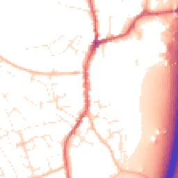 Daytime road noise heatmap for EX15 1JS