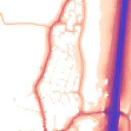 Daytime road noise heatmap for EX15 1SU
