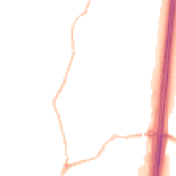 Night-time road noise heatmap for EX15 1SZ
