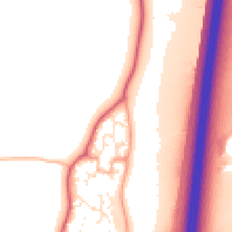 Daytime road noise heatmap for EX15 1XN