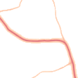 Daytime road noise heatmap for EX15 2EQ