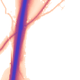 Daytime road noise heatmap for EX15 2PE