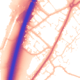 Daytime road noise heatmap for EX15 2PL