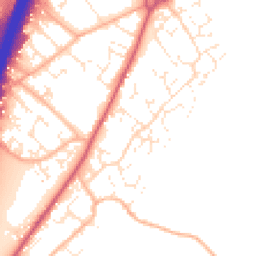 Daytime road noise heatmap for EX15 2QB