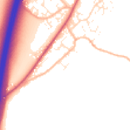 Daytime road noise heatmap for EX15 2RN