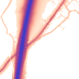 Daytime road noise heatmap for EX15 2RP