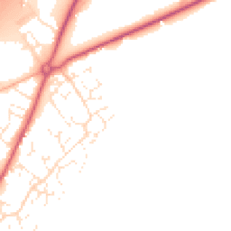 Daytime road noise heatmap for EX15 2SU