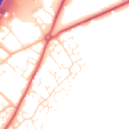 Daytime road noise heatmap for EX15 2SY