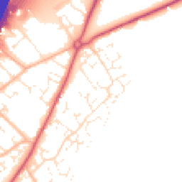 Daytime road noise heatmap for EX15 2TE