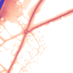 Daytime road noise heatmap for EX15 2TT