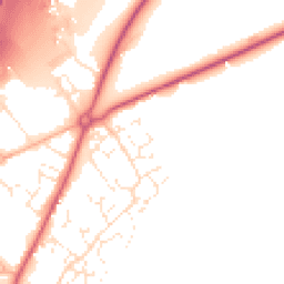 Daytime road noise heatmap for EX15 2TU