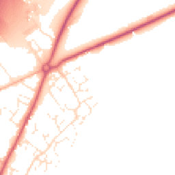 Daytime road noise heatmap for EX15 2TX