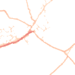 Daytime road noise heatmap for EX15 3AX