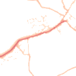 Daytime road noise heatmap for EX15 3ED