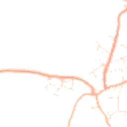 Daytime road noise heatmap for EX15 3GE