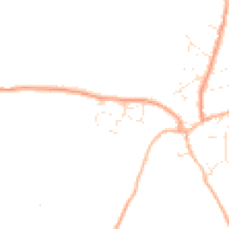 Daytime road noise heatmap for EX15 3RE