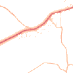 Daytime road noise heatmap for EX15 3XX