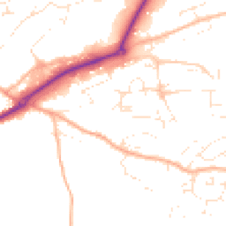 Daytime road noise heatmap for EX16 4HB