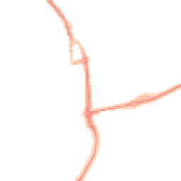 Night-time road noise heatmap for EX16 5DH