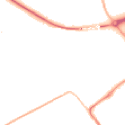 Night-time road noise heatmap for EX16 5FL