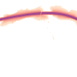 Night-time road noise heatmap for EX16 7BT